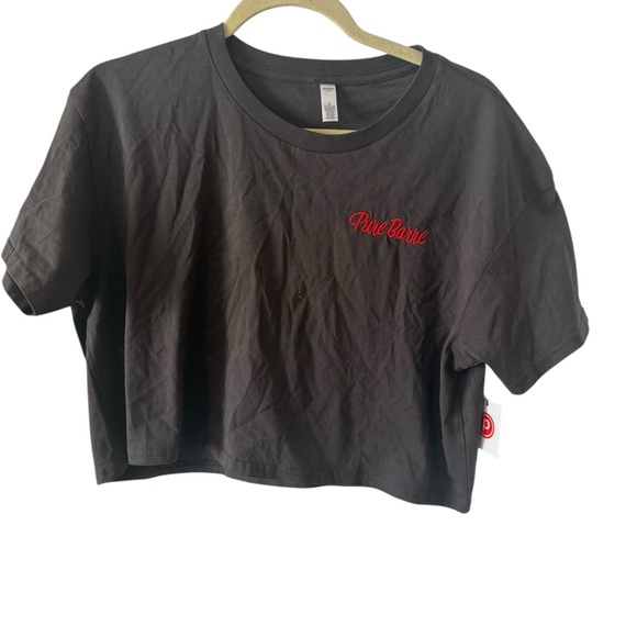 Pure Barre Tops - Black Crop Top pure barre  NWT size large